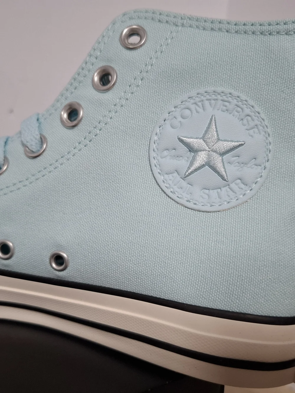 Converse Women’s High-Top Sneakers in Light Blue